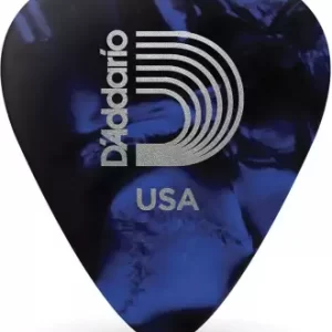 Planet Waves 1CBUP6-100 Blue Pearl Heavy Celluloid Standard Guitar Pick (Pack of 100)
