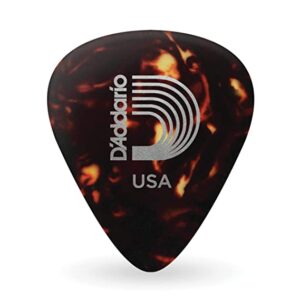 Planet Waves 1CSH4-100 Celluloid Medium Guitar Picks - Pack of 100 (Shell)
