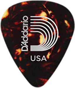 Planet Waves 1CSH6-100 Celluloid Standard Picks 1.00mm Heavy - shell