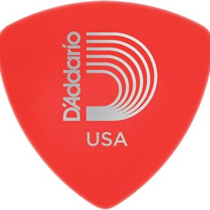 Planet Waves 2DRD1-100 Duralin Wide Picks 0.46mm Super Light - red (100 pack)