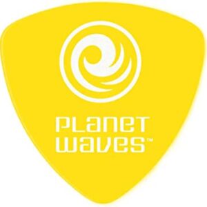 Planet Waves 2DYL3-100 Duralin Guitar Picks - Yellow - Light Medium - 100 Pack