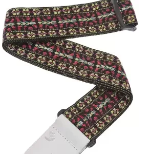 Planet Waves 50G05 Woven Guitar Strap Hootenanny Blue/Black Cotton Strap  (Blue)