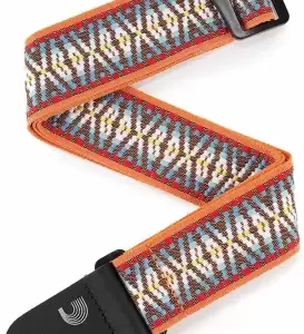 Planet Waves 50G08 Sunrise Hootenanny Woven Guitar Strap Cotton Strap  (Orange)
