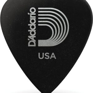 Planet Waves 6DBK7-10 1.5mm Duralin Precision Extra Heavy Picks - Black (Pack of 10)