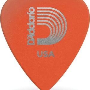 Planet Waves 6DOR2-100 .60mm Duralin Precision Light Picks - Orange (Pack of 100)