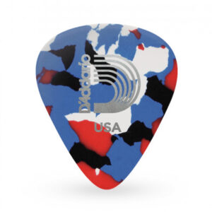 Planet Waves, Guitar Pick, Celluloid Standard, Multi Coloured, .70mm, 1CMC4-100