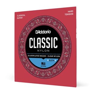 D'Addario EJ27H Nylon Classical Hard Tension Guitar Strings