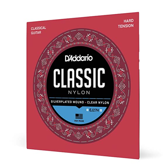 D'Addario EJ27H Nylon Classical Hard Tension Guitar Strings