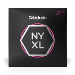 D'Addario NYXL0942 Nickel Plated Electric Extra Light Guitar Strings (Nickel)