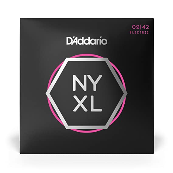 D'Addario NYXL0942 Nickel Plated Electric Extra Light Guitar Strings (Nickel)