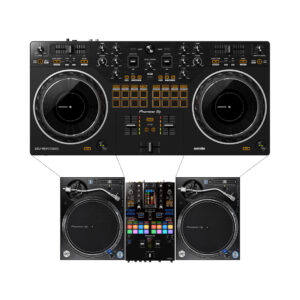 DDJ-REV1 Scratch-style 2-channel DJ controller for Serato DJ Lite (Black)