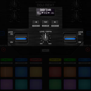 DDJ-REV7 Scratch-style 2-channel professional DJ controller for multiple DJ applications (Black)