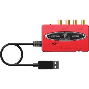 Behringer UCA222 U-Control Ultra-Low Latency USB Audio Interface with Digital Output