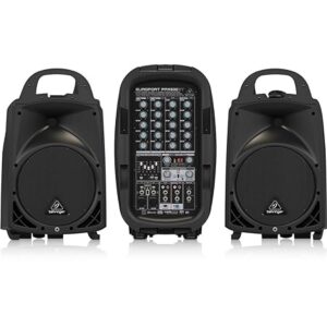 Behringer Europort PPA500BT Ultra-Compact 500-Watt 6-Channel Portable PA System with Bluetooth Wireless Technology