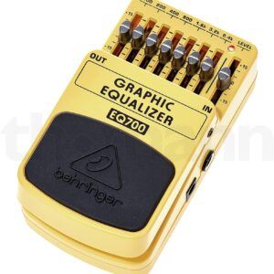 Behringer EQ700 Ultimate 7-Band Graphic Equalizer Gold, Lt Yellow