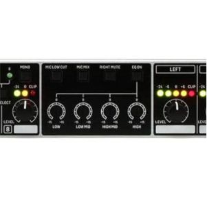 Behringer ZMX8210 V2 Professional 8-Channel 3-Bus Mic/Line Zone Mixer with Remote Control and Link Ports