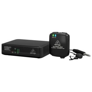 Behringer ULM300LAV High Performance 2.4GHz Wireless Lavalier Microphone, Belt-Pack Transmitter and Receiver